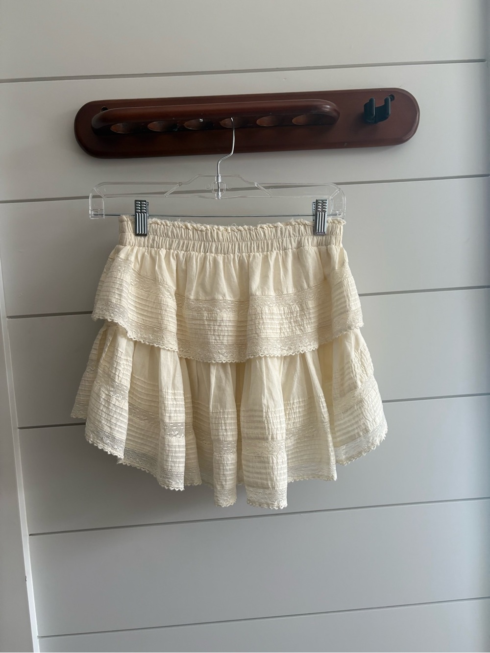 Cream, love shack fancy skirt